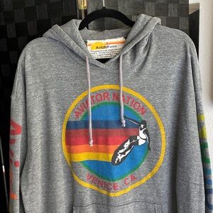 Aviator Nation Heather Gray Hoodie